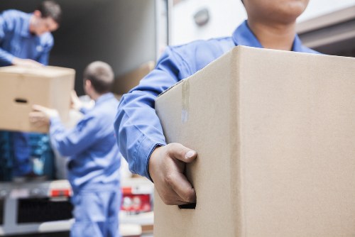 Professional local removals team planning a move in Emersonpark