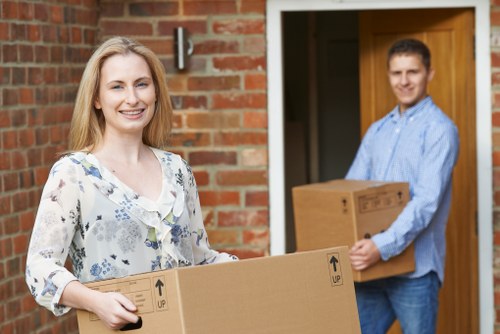 Mobile self storage container delivered in Emersonpark