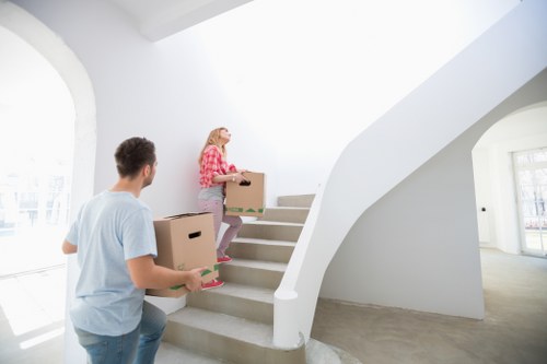 Household furniture and boxes stored safely in Emersonpark
